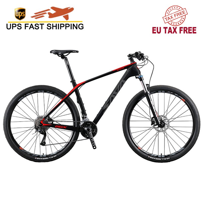 SAVA ready stock carbon fiber mountain bike 29 inch 27 speed carbon fiber MTB bicycle