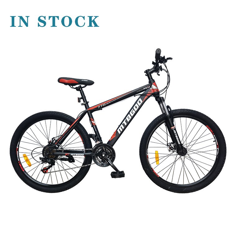 Men's shock-absorbing bikealuminum alloy rim mountain bike spoke wheel city bicycle 24 26 27.5 29 inch mountain bike