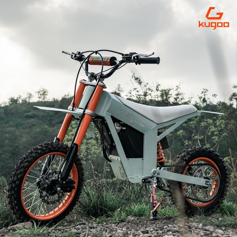 KUGOO 2024 New Design EV Dirt Bike Powerful Motor 1500W 3000W 150 Nm Torque Adults Electric Mountain Bike Motorcycle