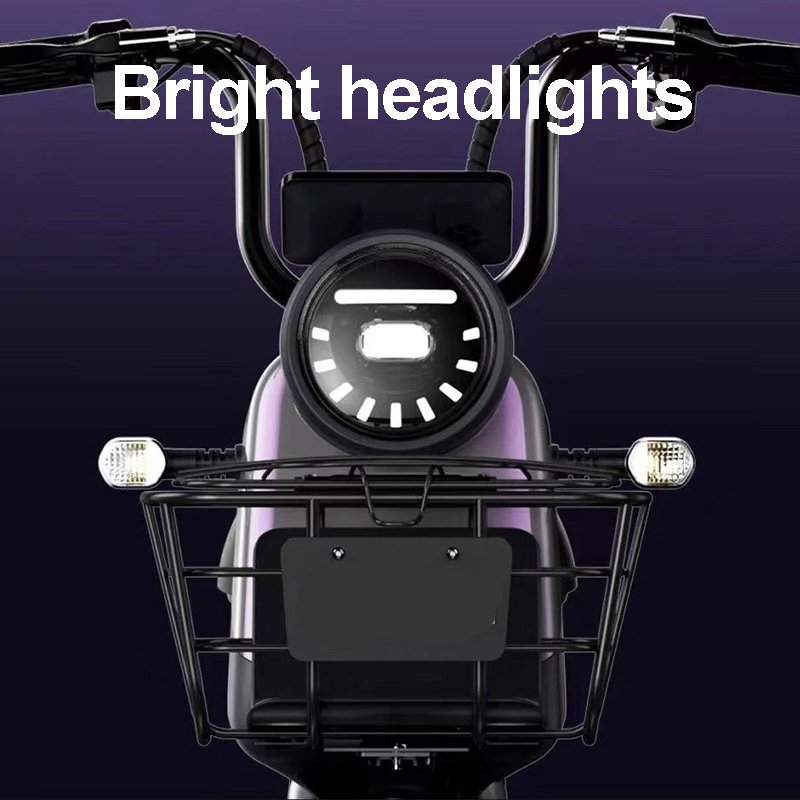 Fashion double electric bicycle factory direct sales electric scooter 48V 350W power electric city bike