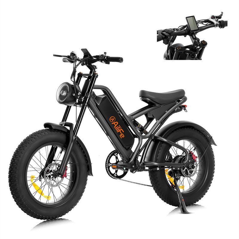 EU USA stocks Fashion mountain electric bike 500W 1000W 15A 10A 48V elctr bike Carbon fiber aluminum alloy 20*4 e bike 2000W