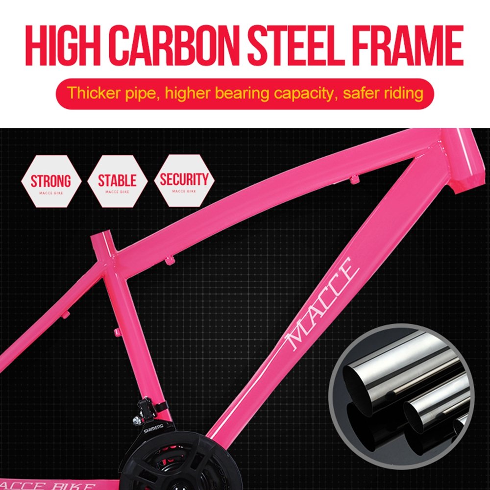Mountain Road Bike New Variable Speed Bicycle High Carbon Steel 24 26 Inch adults bicycle