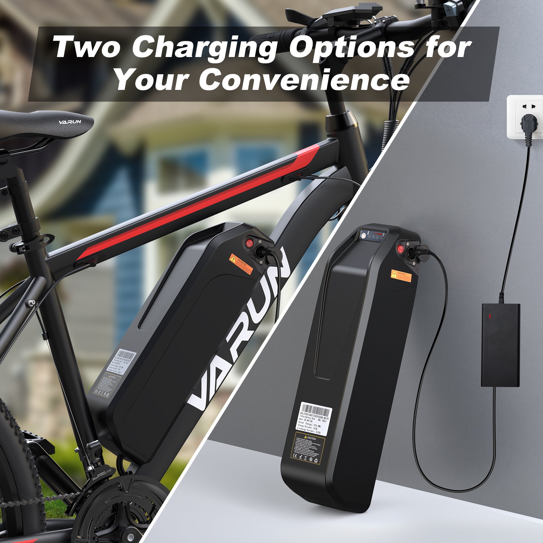 VARUN Brand UK EU Stock Warehouse Drop Shipping Ebike Electric Mountain Bike 48v 500w Aluminium Electric Bicycle