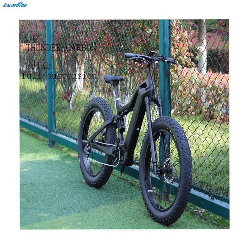 Carbon fiber Bafang M620 48V 1000W mid drive motor Full suspension electric bike with color LCD display C18