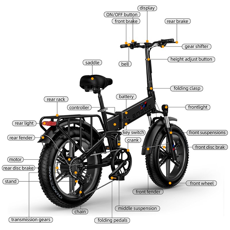 EU Warehouse Wholesale price 250W 48V 13Ah 20 * 4 inch 7 speeds dirt electric bicycle e ebike bike engwe Engine X