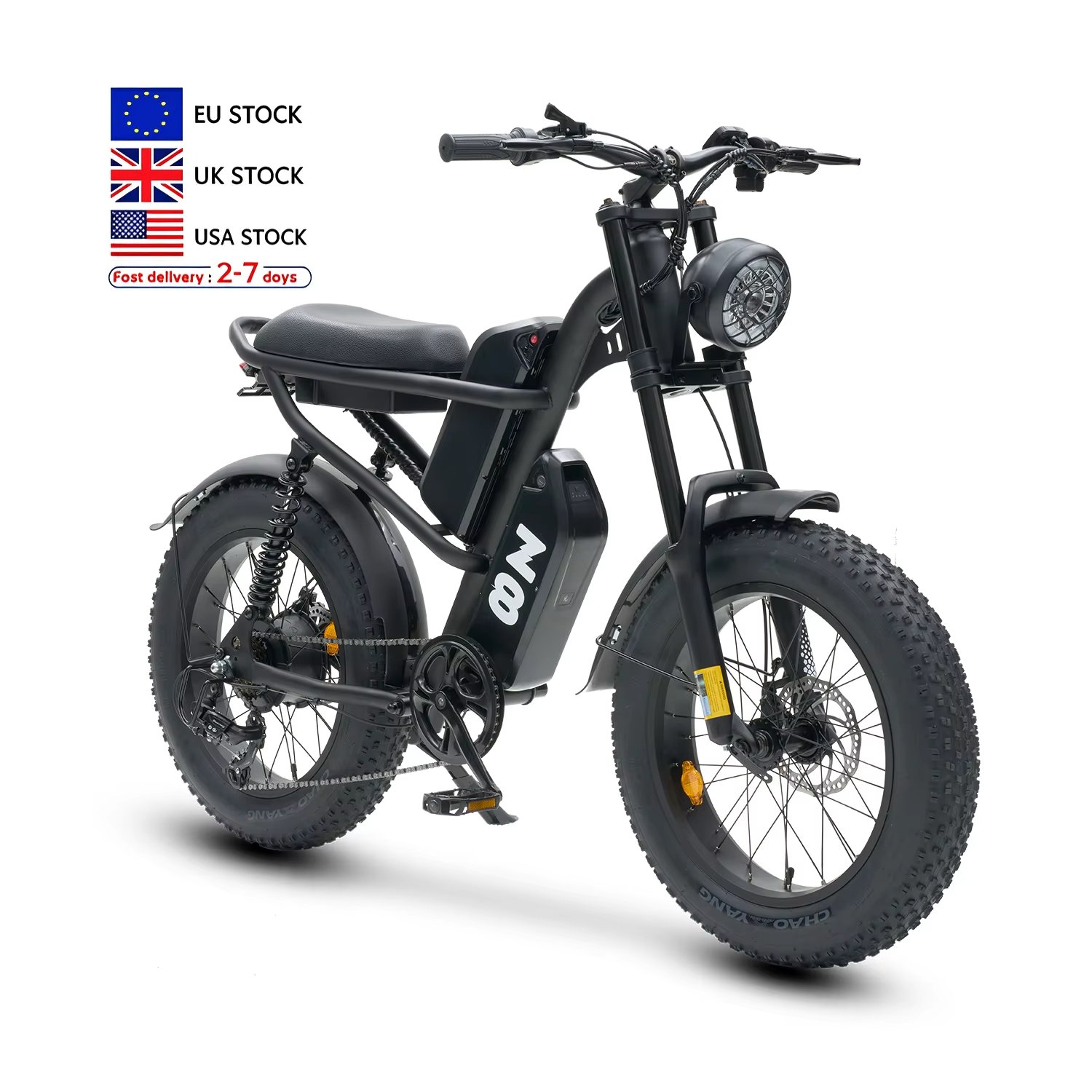 Wholesale 750W 1000W Double Mountain E Bike Full Suspension Fatbike 20Inch Hybrid Dirt Mountain Fat Tire Electric Bike