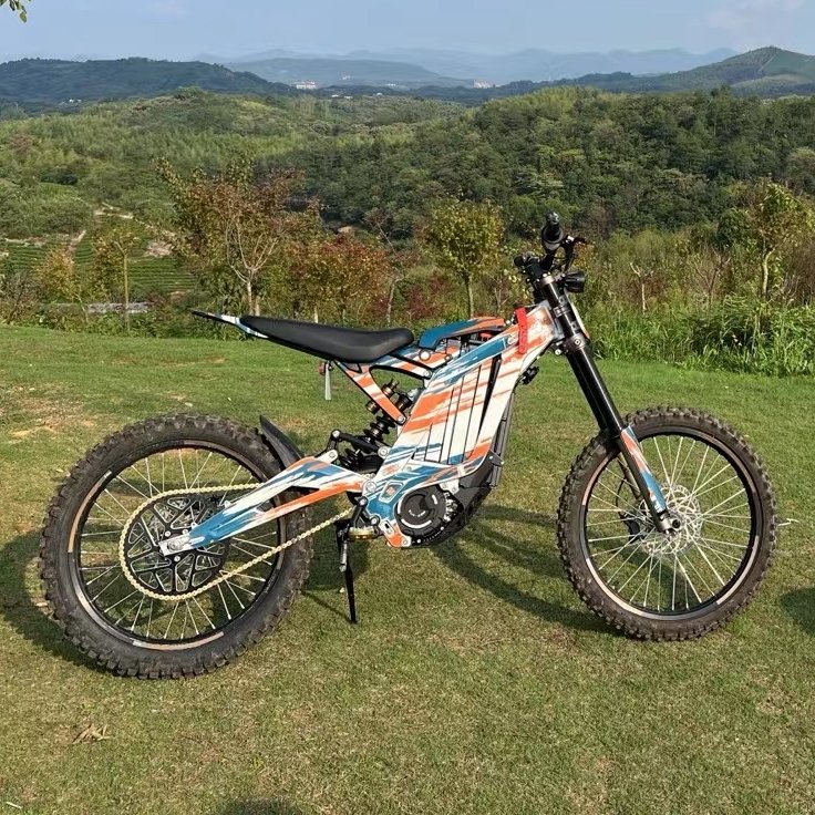 2024 China Original Edition suron 6000w 40Ah Powerful Electric Offroad Dirt Bike For Adult