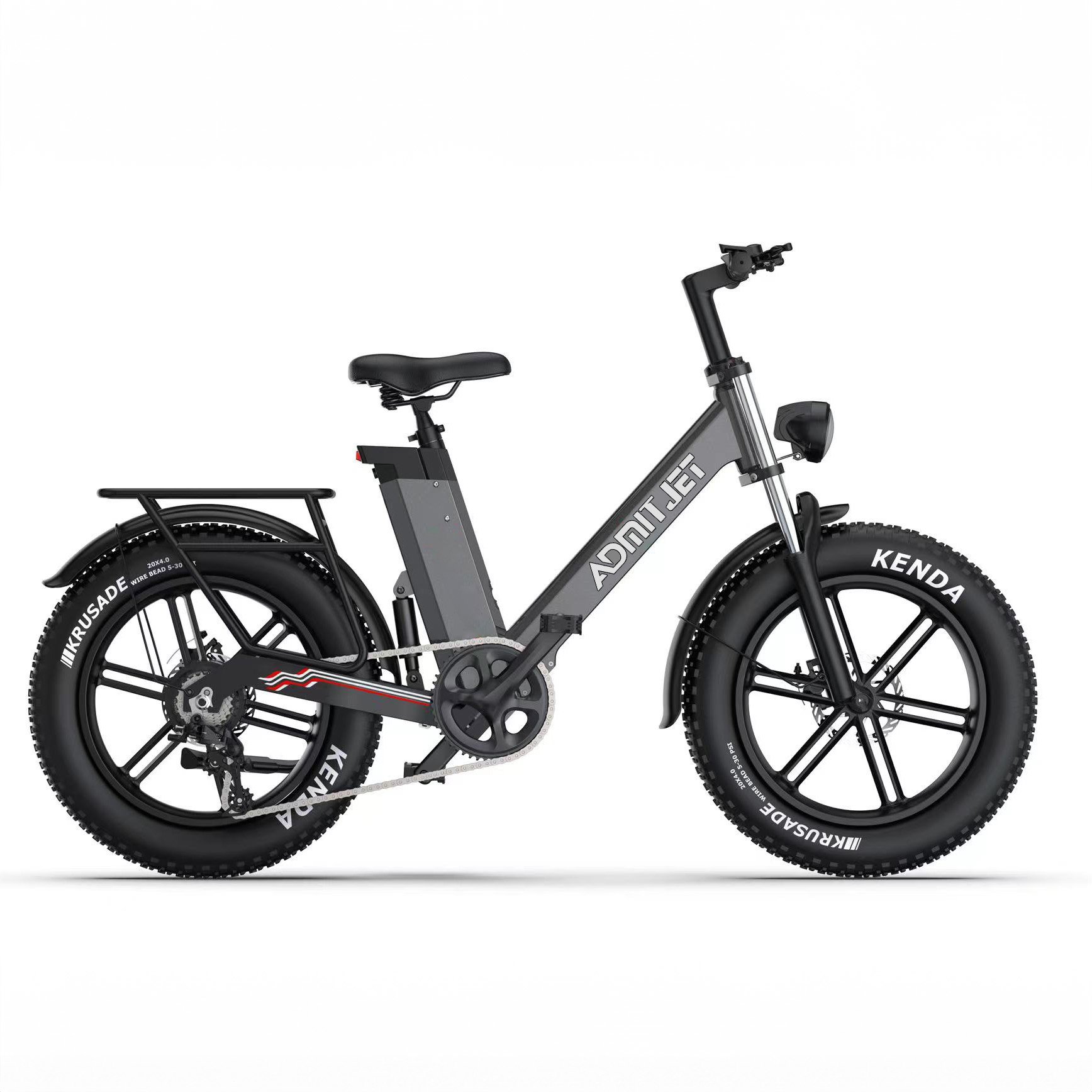 Secutronic OEM 20 inch 48V 1000W Fat Tire Share Electric Mountain Bike Ebike E Fatbike Bicycle For Adult
