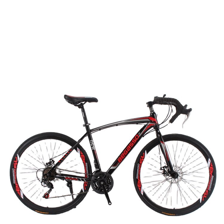 Steel 26\" 27.5\" Mountain Bike with Carbon Fiber Fork 24 Speed Gears Light Weight Unisex-Made in China