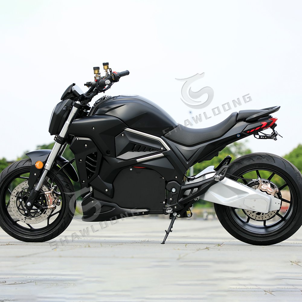 High End Vintage 15000W 160km/h Powerful Electric Motorcycle With Single Swing Arm motor For Customized service