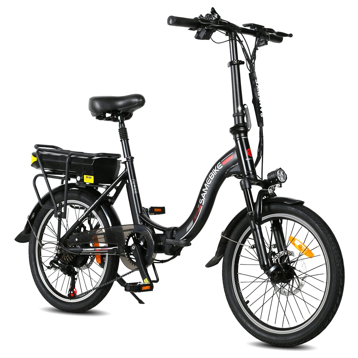 SAMEBIKE eu warehouse stock 36v 350W long range 36V 12a removable lithium battery Easy riding folding city ebike