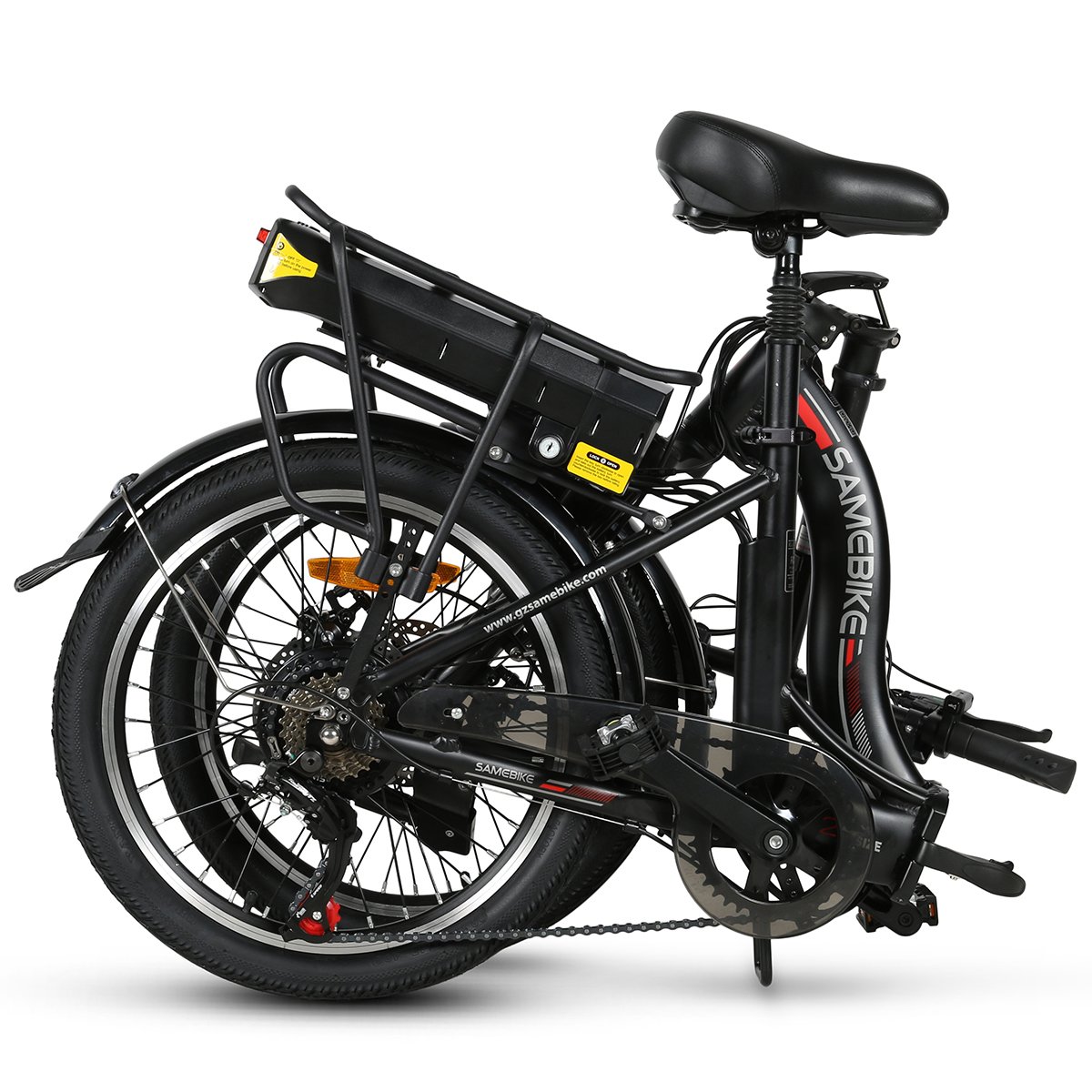 SAMEBIKE eu warehouse stock 36v 350W long range 36V 12a removable lithium battery Easy riding folding city ebike