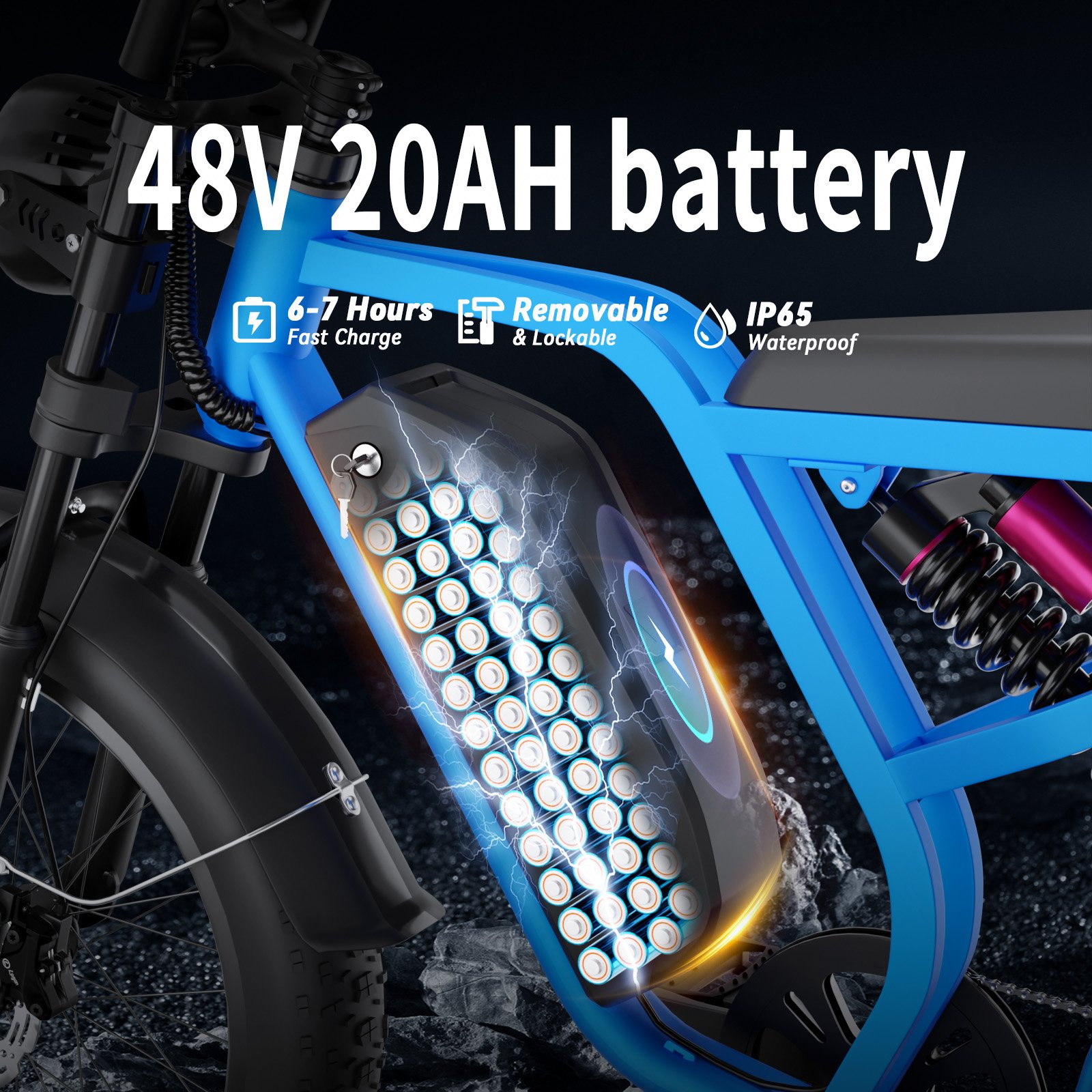SU8 20inch electric bicycle for adults 1500w Fat Tire E-bike electr bike Electric Mountain Bike