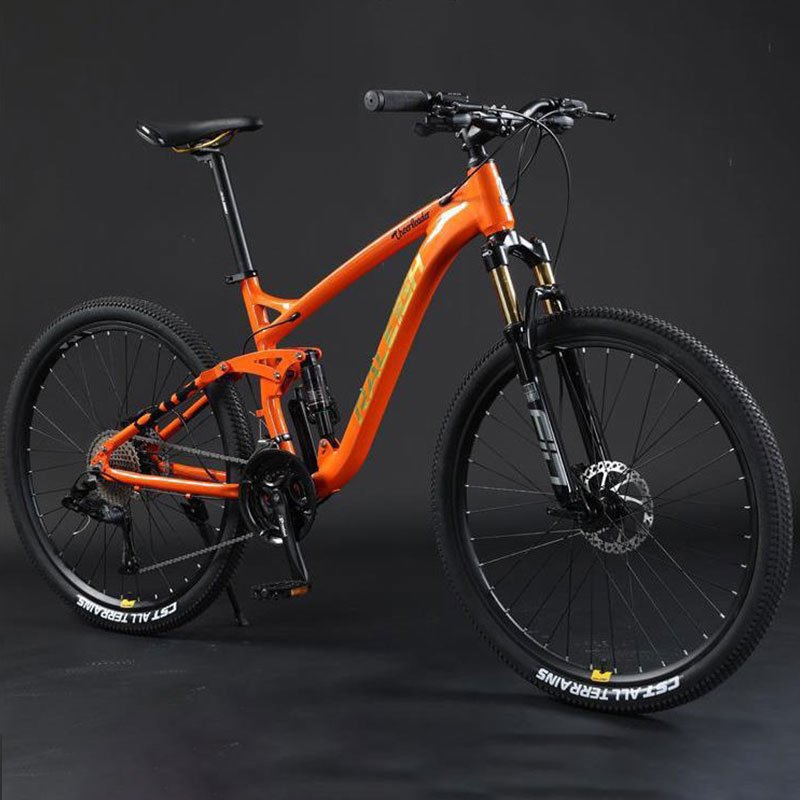Carbon Steel Frame Fashion Full Suspension Bicycle Bicicletas 26 27.5 29 Inch Mountain Bike racing bike