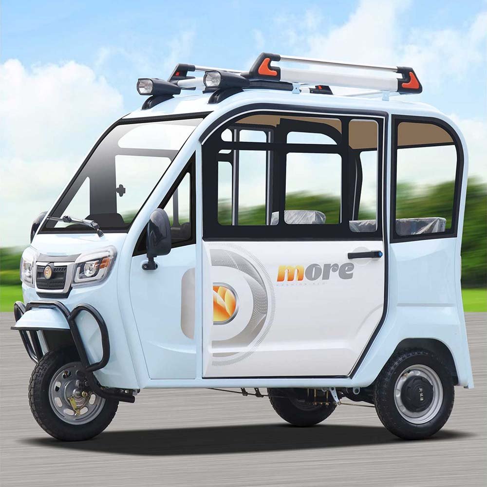 SK Fashion 3 Wheels Bike Electric Passengers Motorcycles Fully Enclosed Covered Mobility Electric Scooter