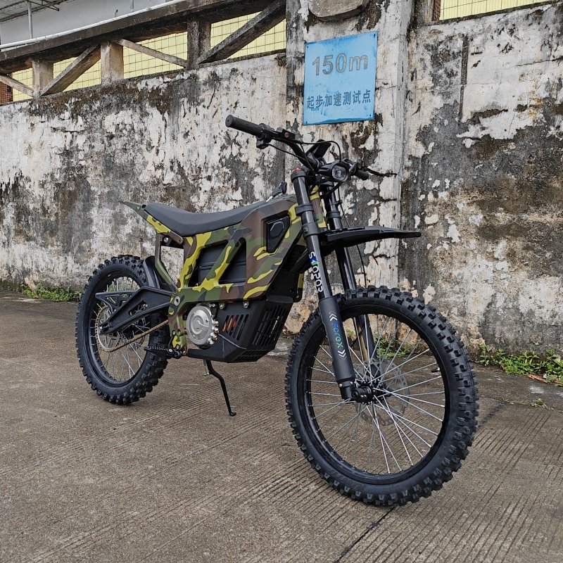 Other Motocicletas 72V 80kmh 100KM range 71KG with high power dirtbike Golden Motor electric motorcycle