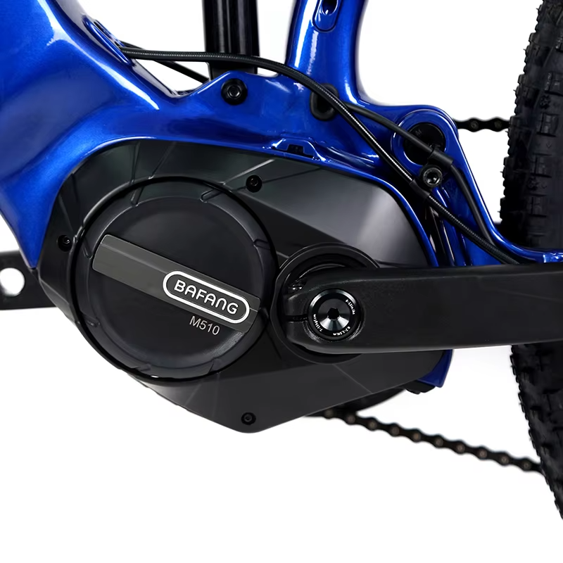 2024 New Arrival Bafang M600 Aluminum Full Suspension Electric Bike Mountain E Bicycle 48V 500W MTB Ebike For Adult