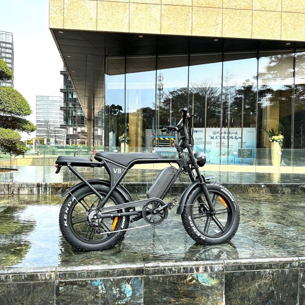 Eu warehouse OUXI V8 4.0 fatbike ebike Electric city bike Electric Fat Tire bike 20inch electr bike price full suspension