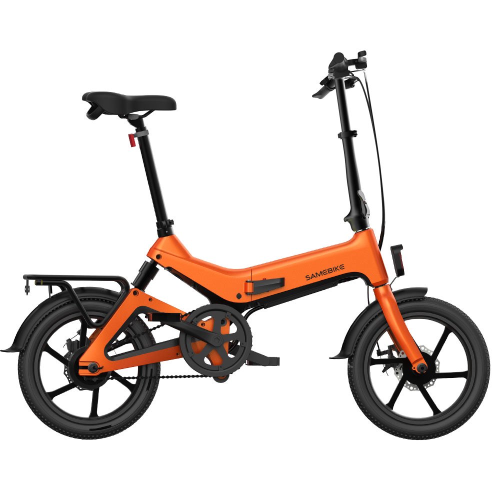 OEM&ODM Magnesium Alloy fork 350w 36v 16 inch mini size tire city bike high carbon steel thickened rear carrier ebike