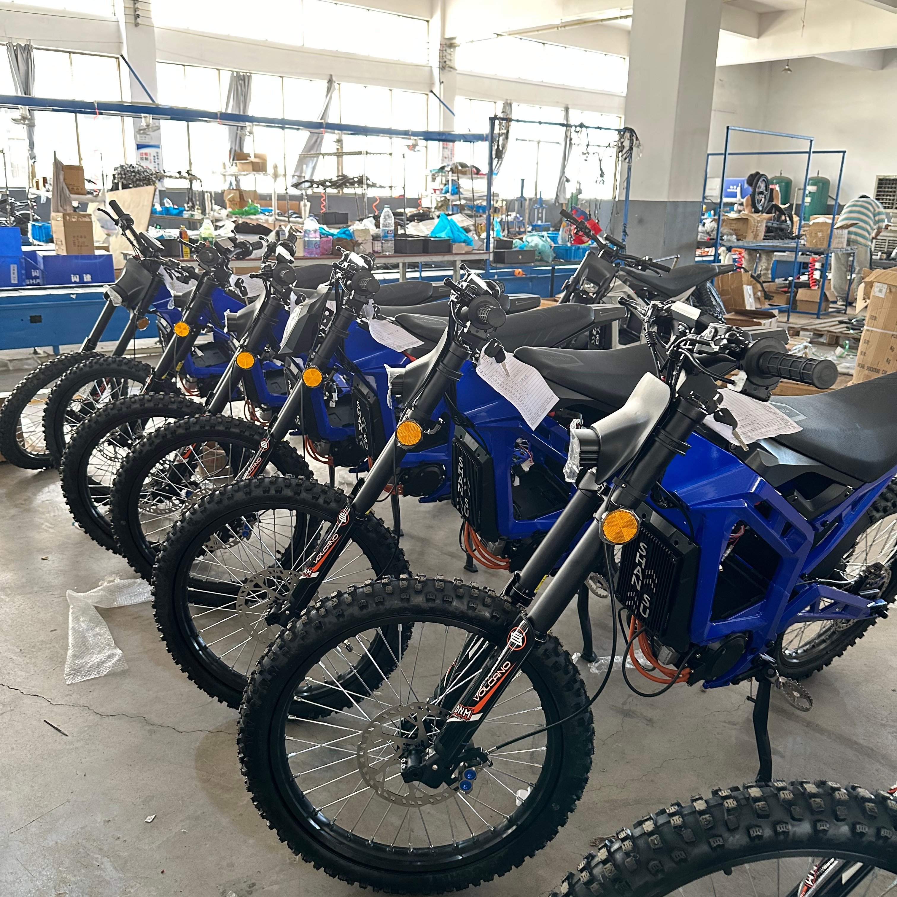 Electric Mountain Bikes 6000W Powerful High Speed Dirty Bikes Full Suspension Surron Off Road Electric Dirt Bike Bicycles Adult