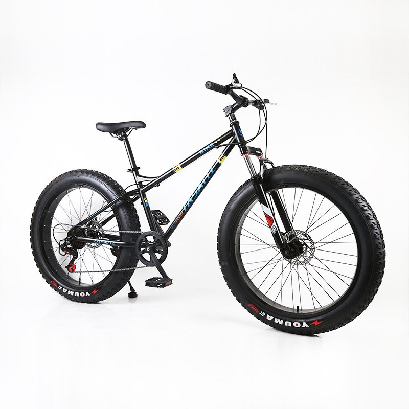 24 26 inch snow bike Fat Tire bicycle mountain bike disc brake carbon steel beach bike 21/24/27 speed cheap wholesale