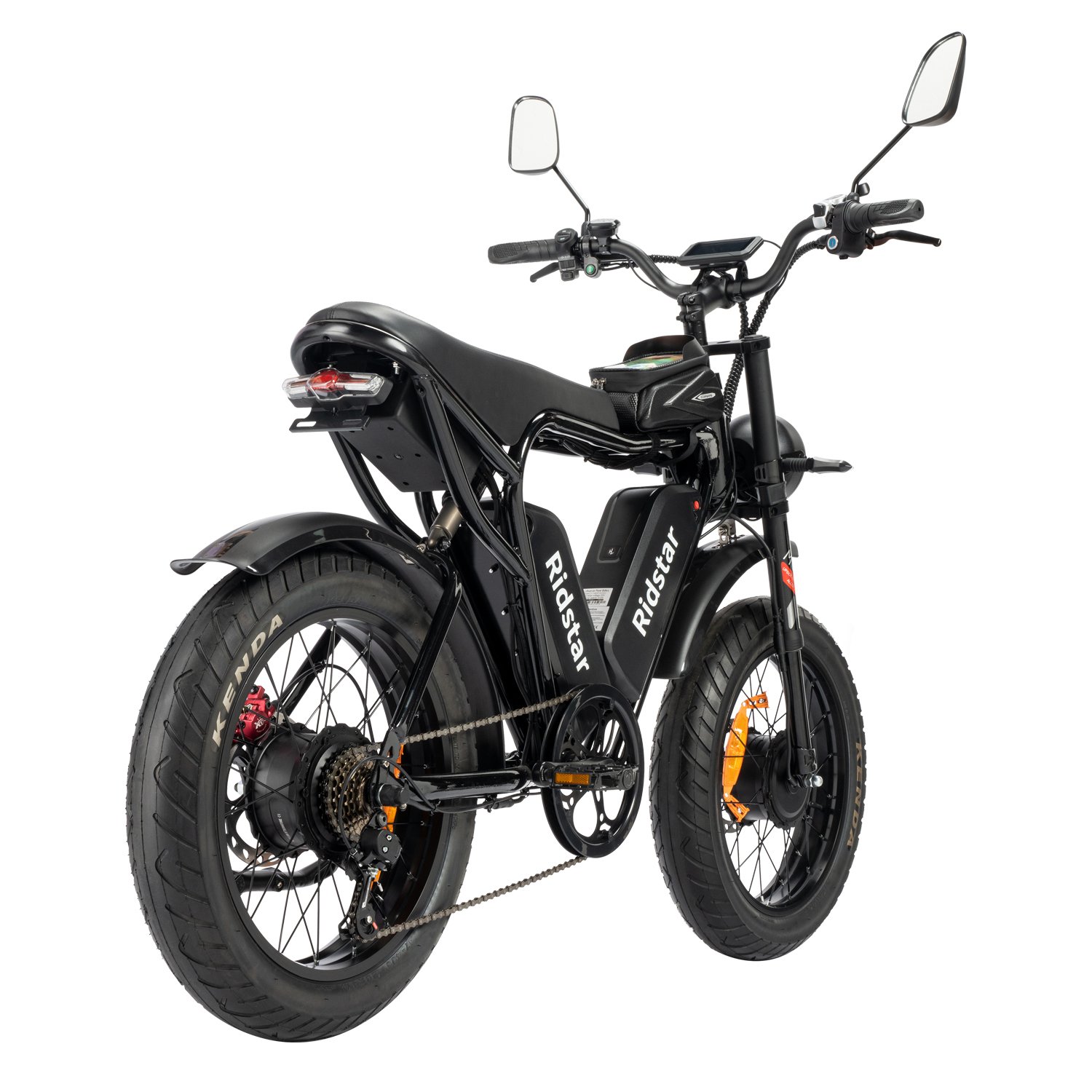 Factory OEM ODM Dual Motor Dual Battery Electric Mountain Bike 2000W 52V 40AH Long Ride Electric Bike For Adults