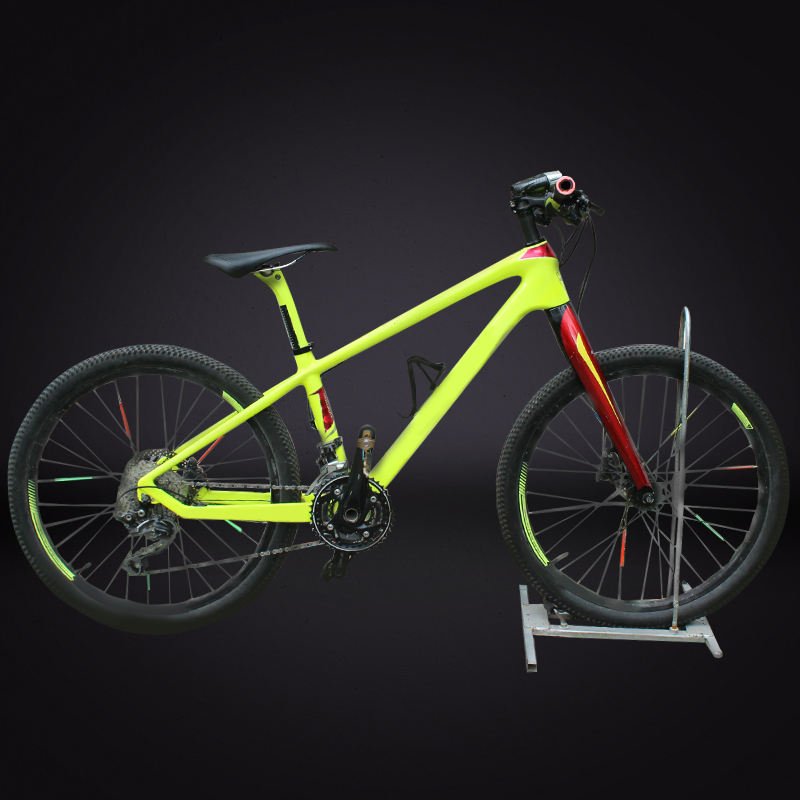 Hot selling items carbon fibre frame 29er mountain bike custom 21inch green disc brake mtb mountain bicycle
