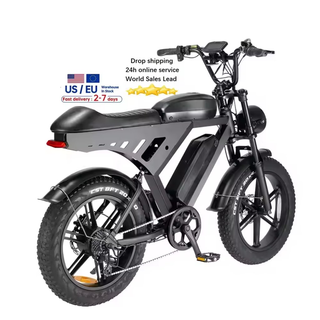 Fatbike v20 V30 pro EU warehouse magazijn 250w 500w 1000w fatbike electrische electric fat tire e bike Netherlands e-bike ebike