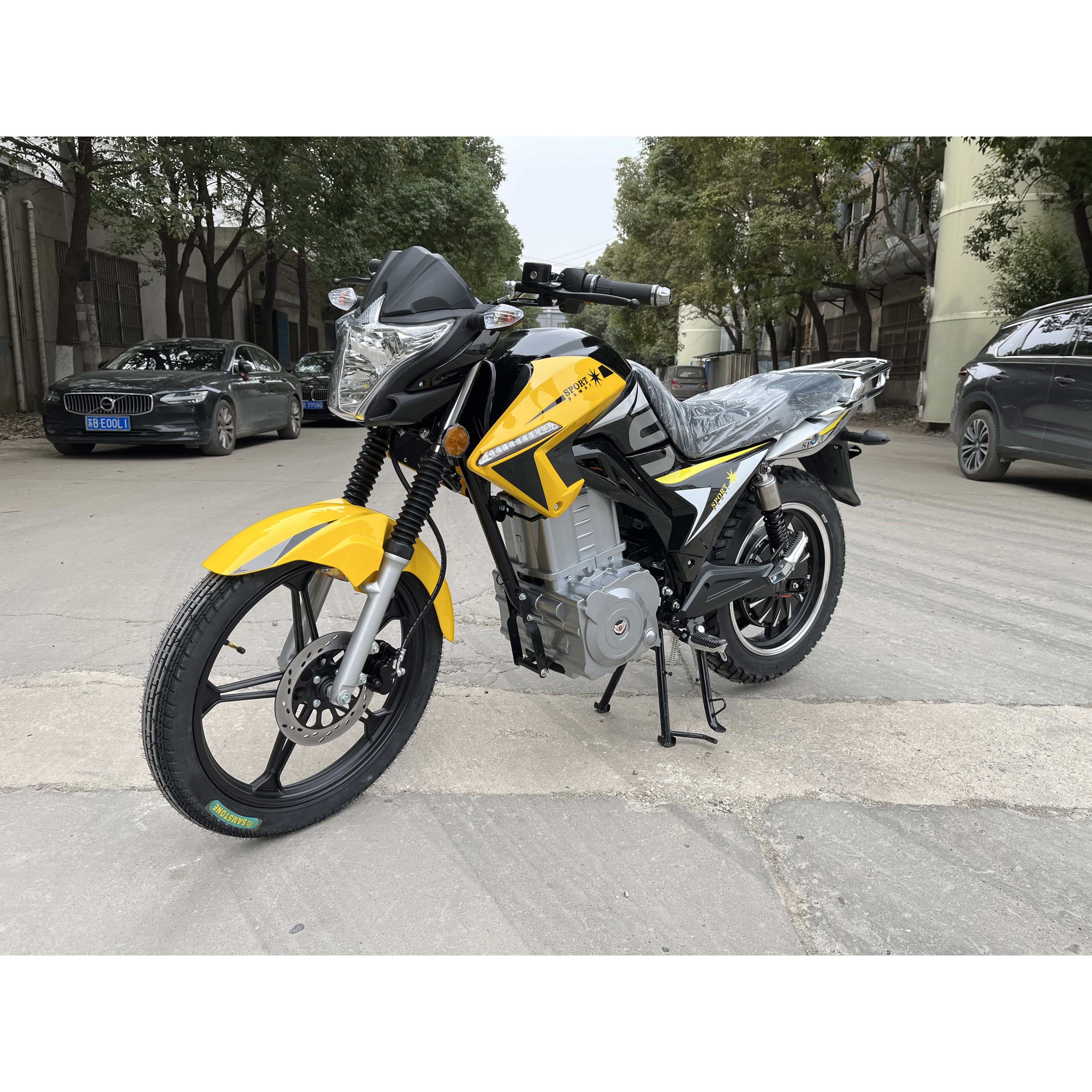High speed new arrival commuting popular Range 90KM sport electric motorcycle for adult