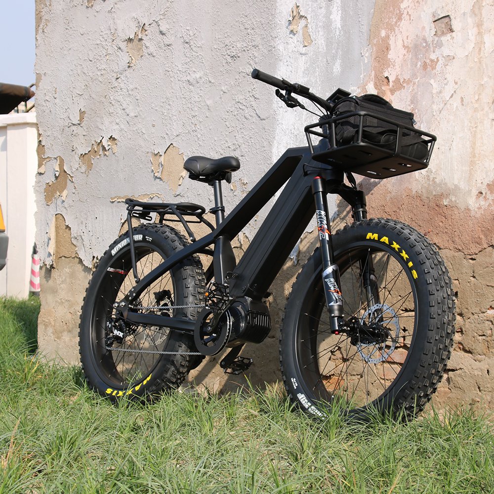 eu warehouse 1000W fat ebike full suspension electric mountain bike