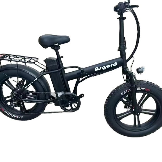 Electric bike, electric mountain bike, thick tires, seat, front light, aluminum frame