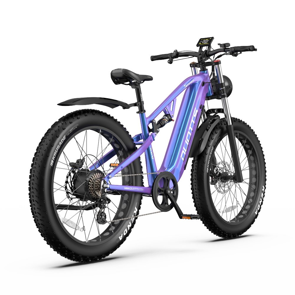 DUOTTS E26 All-Terrain Electric Mountain Bike New European Stock 48V 20AH Lithium Battery 26*4.0 Fat Tire Double Suspension