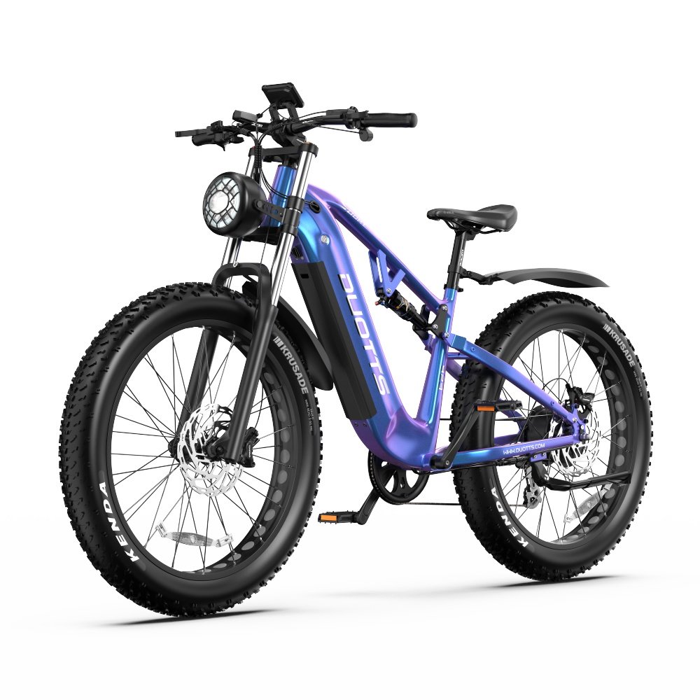 DUOTTS E26 All-Terrain Electric Mountain Bike New European Stock 48V 20AH Lithium Battery 26*4.0 Fat Tire Double Suspension