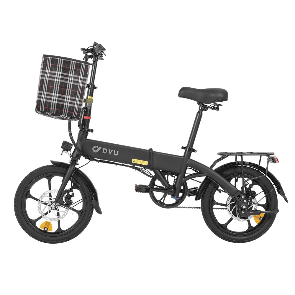 DYU A1F PRO Mini Folding Electric Bicycle 14 Inch Electric City Bike cheap adult Foldable Electric Bike