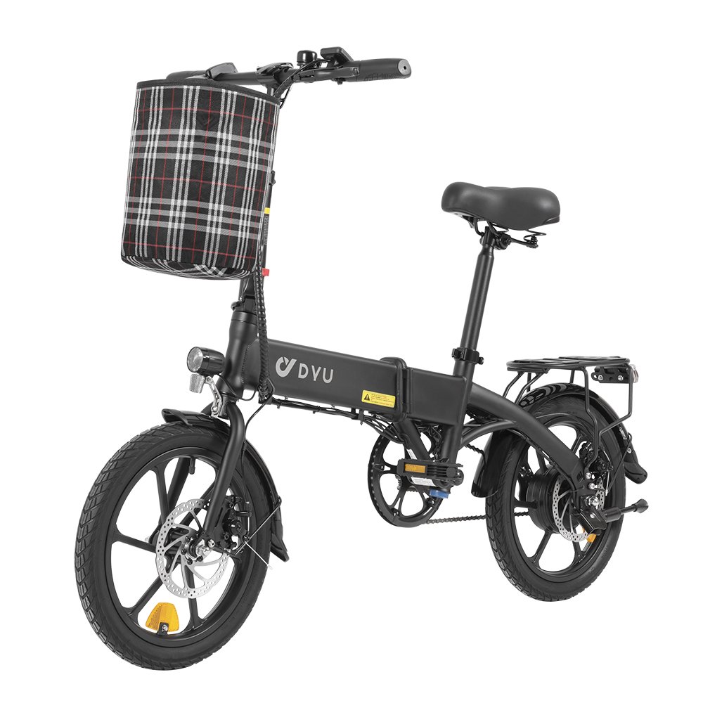DYU A1F PRO Mini Folding Electric Bicycle 14 Inch Electric City Bike cheap adult Foldable Electric Bike