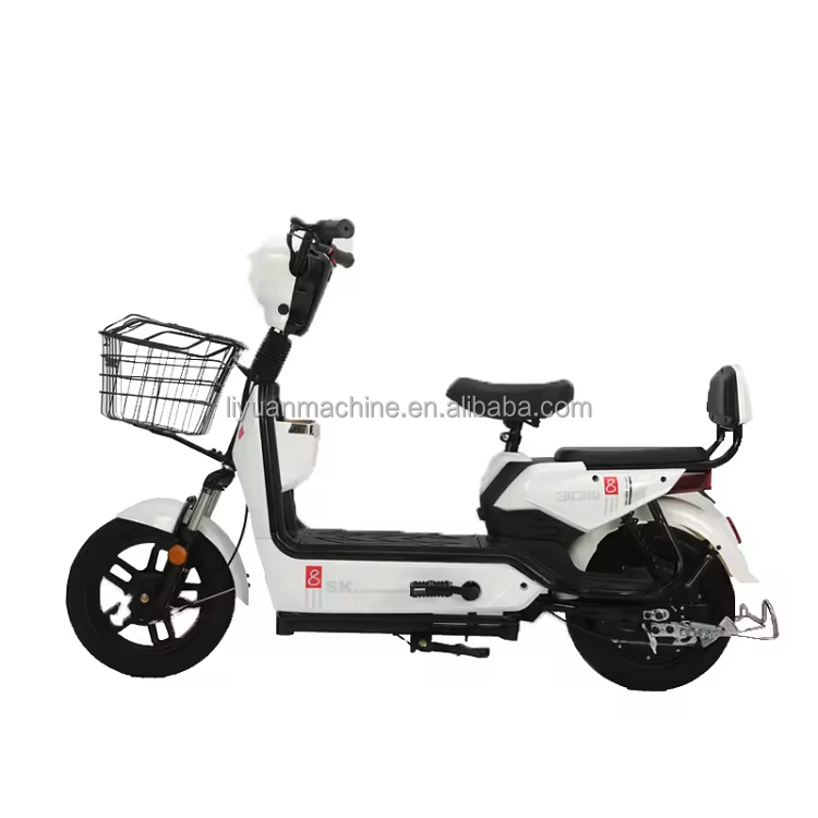 14 inch e-bike road cycle electric city bike motorbike ebike with 2 seat two-wheeler Battery-powered bicycle for adult