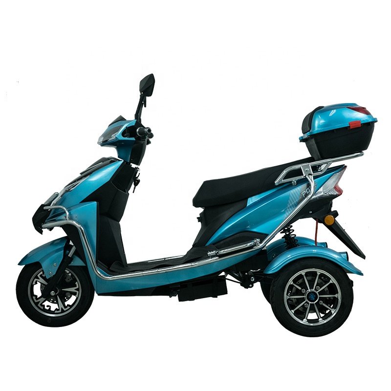 High Quality Factory 60V 72V 1500w Vacuum Tire Electric Tricycle For Adults