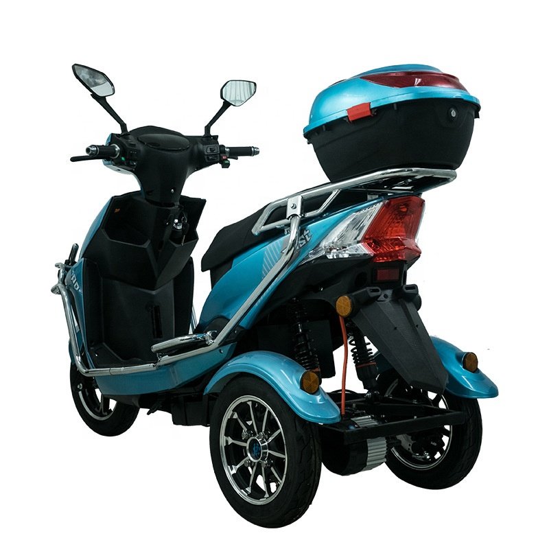 High Quality Factory 60V 72V 1500w Vacuum Tire Electric Tricycle For Adults