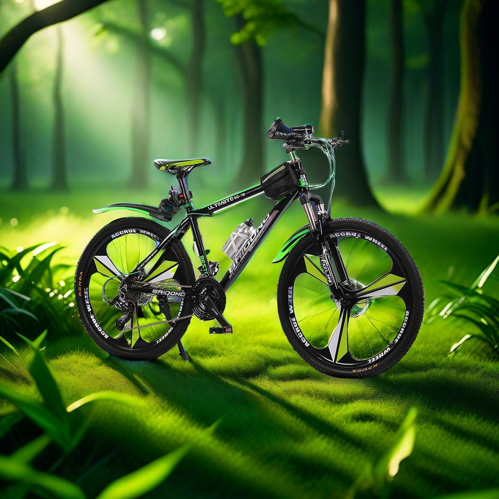 27-speed integrated wheel mountain bike dual disc brake mtb bicycle 24" 26" inch transmission bike with all terrain