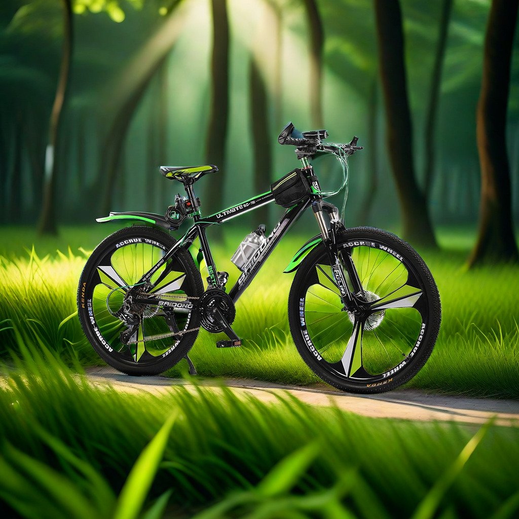 27-speed integrated wheel mountain bike dual disc brake mtb bicycle 24" 26" inch transmission bike with all terrain