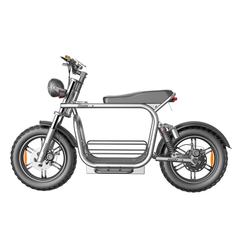Cafe Racer Style Motorcycle Electric Moped Ebike 20inch Tire 48V 750w/1500w Electric Mountain Bike Bicycle With Big Trunk