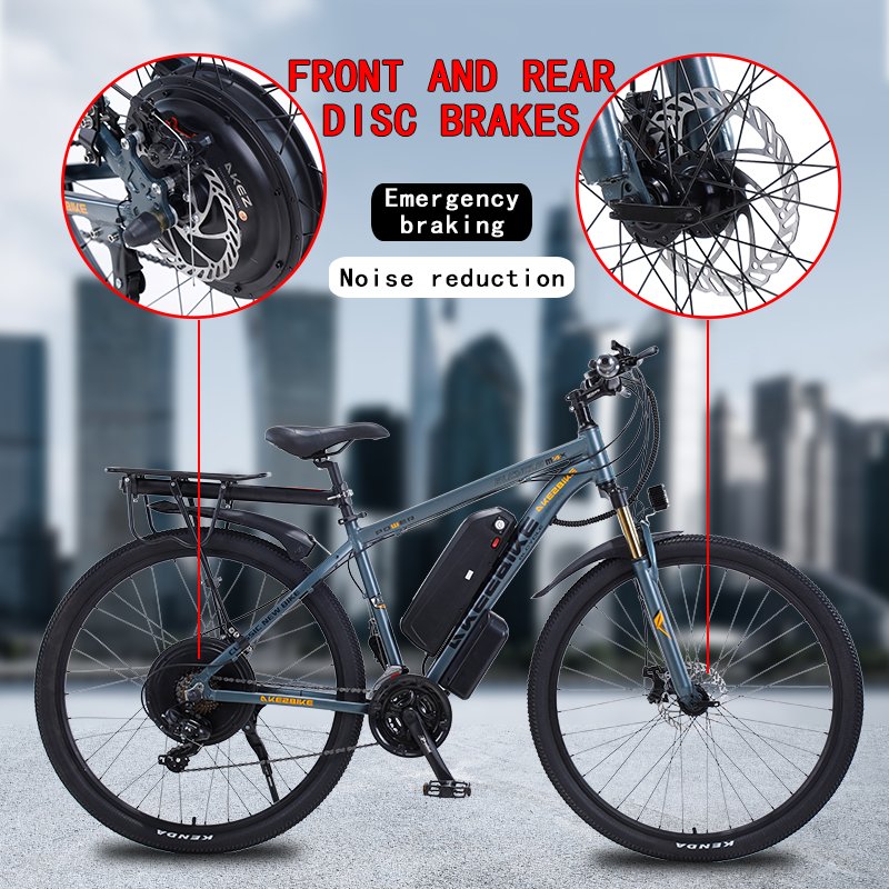 City Mountain E Bikes Electric Bicycle EU SE Belgium Made in China for Adults Big 48V 1000watt 29inch 29inch Electronic 1000W