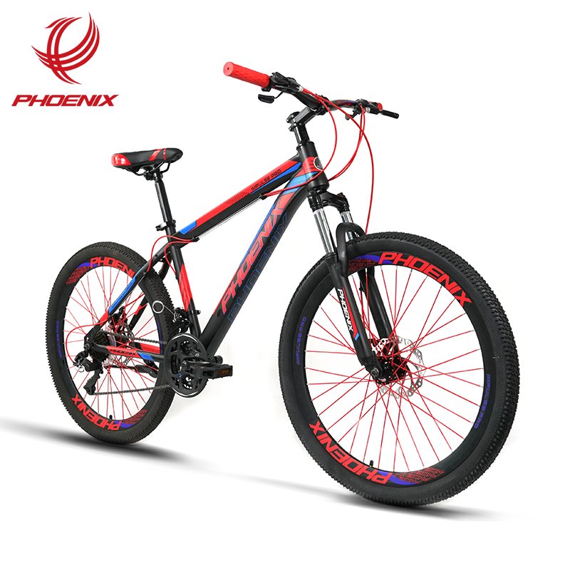Phoenix Last MTB Bicycle Design 26 inch steel frame 24 speed Disc Brake Bicycle Adult Mountain Bike