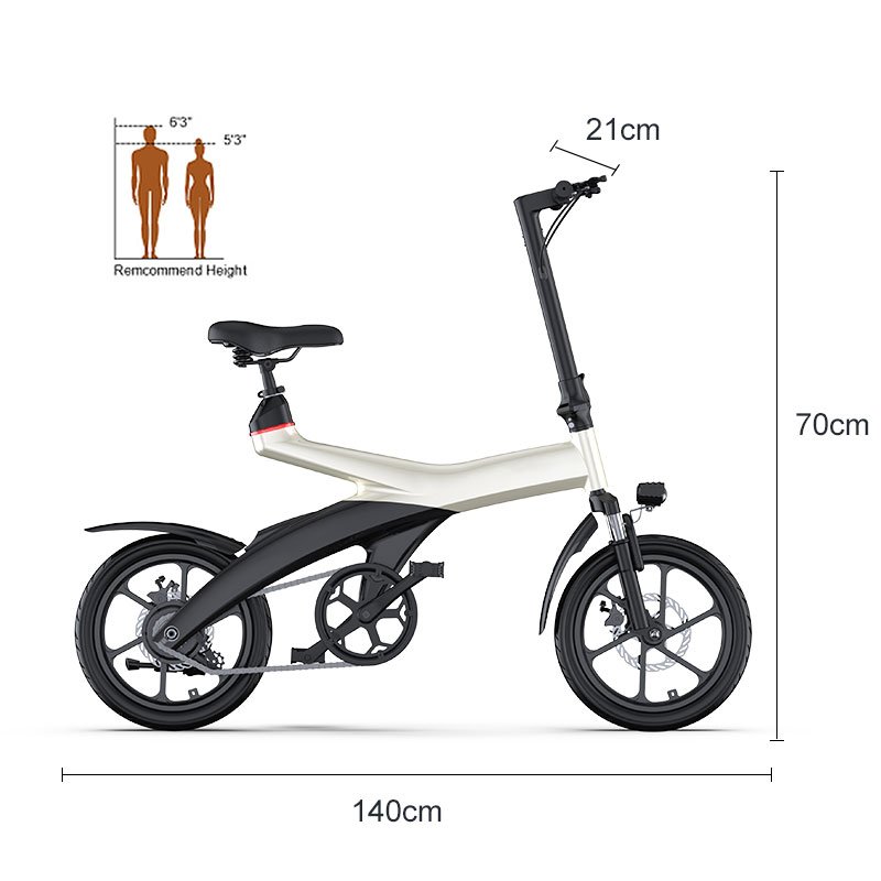 MZ-7 Bicicleta Electrica 36V 350W 16 Inch Wholesale Folding E Bikes Electric City Bike Bicycle For Adults