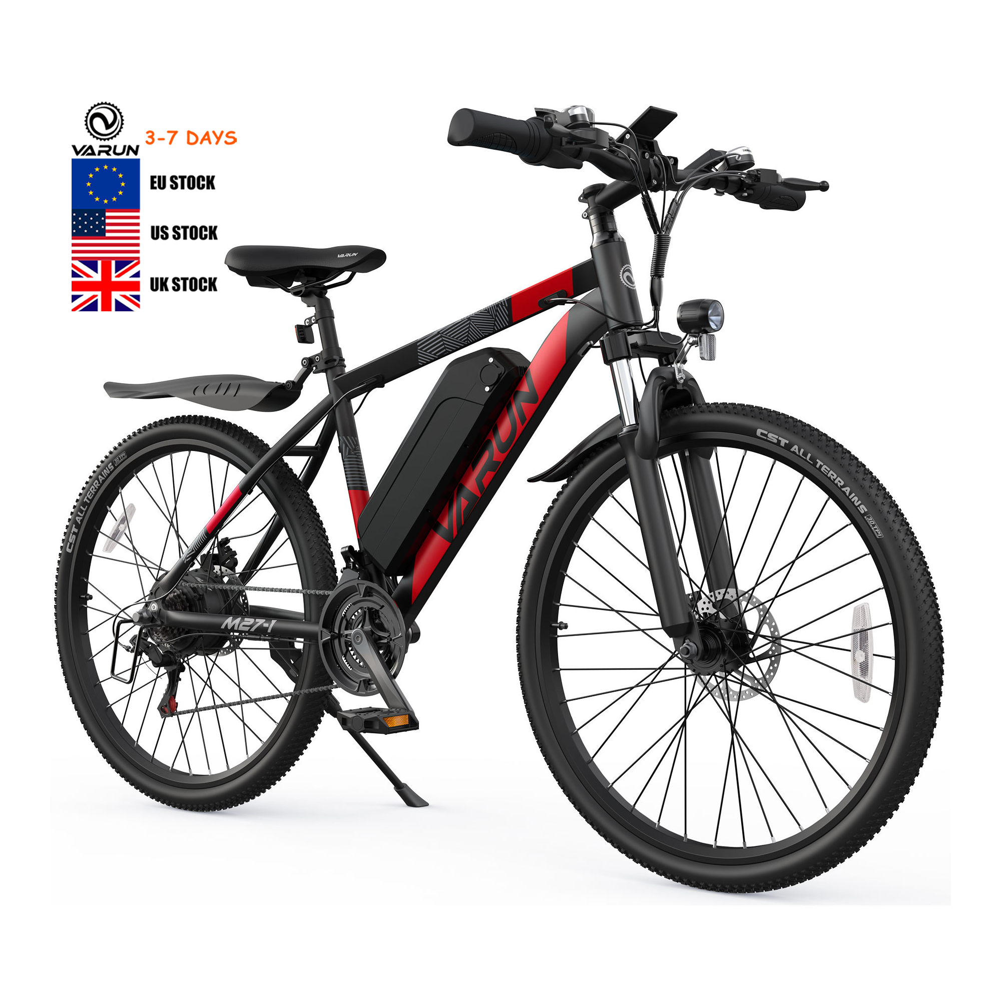 UK EU Warehouse Stock 500W Electric Mountain Bike 48V 13AH Long Rang Road USB Port City Best Adults Electric Bicycle With APP