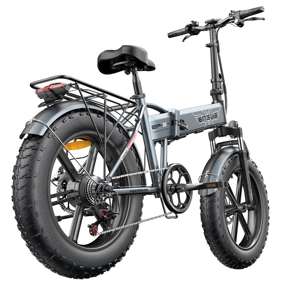 Engwe EP-2 Pro 2022 Version 750W Motor Folding Fat Tire Electric Bike 13Ah Battery 35km/h Max Speed 100km Range