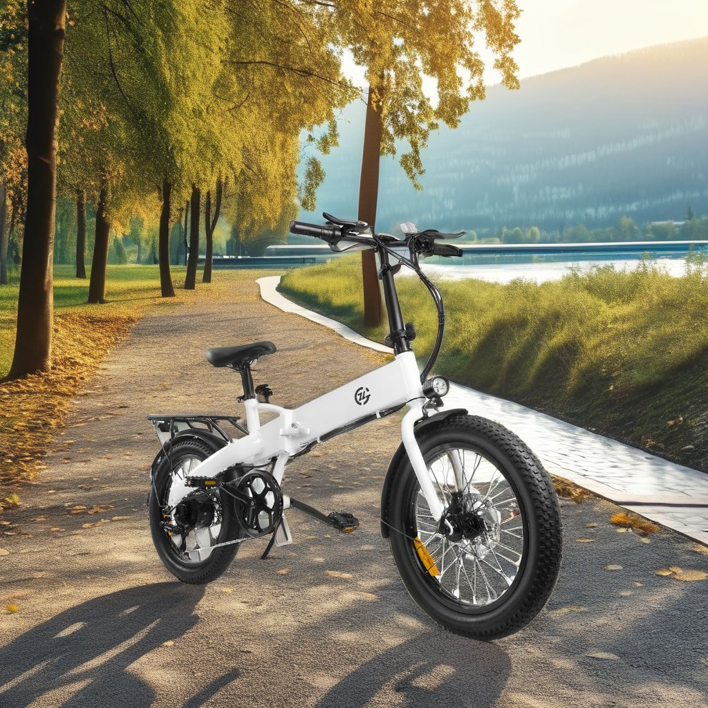 2006A Electric Mountain Bike 750W Folding Electric Bicycles 48V 7.8Ah Lithium Battery Electric Motorcycles
