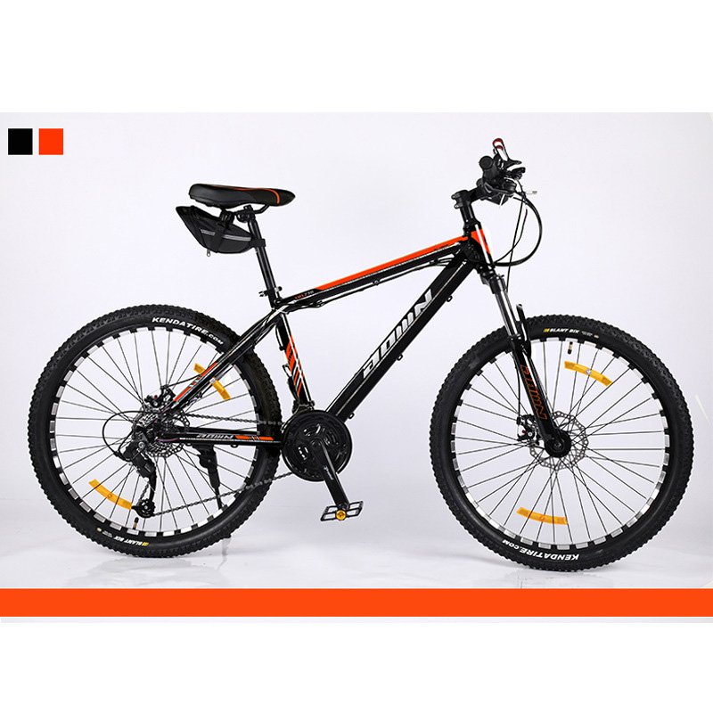 26inch Impasse Adult Mountain Bike Aluminum Frame 21- Speed Rear Derailleur Front and Rear Disc Brakes Outdoor Riding Bike