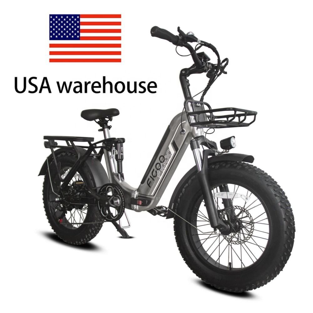 Adult mountain bike full suspension folding electric fat tire bike 1000w 48v 15ah high speed 45km/h electric bike