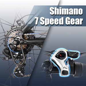 Canada Stock Step-Thru Electric Mountain Bike 26" Fat Tire 48V 500W Brushless Snow Bike 48V 13AH Long Range MTB Ebike